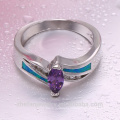 синий огненный опал кольца для женщин с самым лучшим качеством и низкая цена